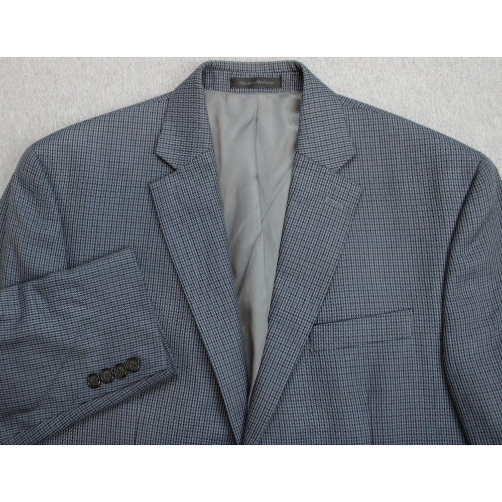 Lauren Ralph‎ Lauren Blazer Mens 42R Houndstooth 2 Buttons Single Breasted